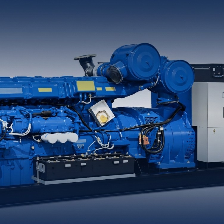 Open-set diesel generator with Perkins engine