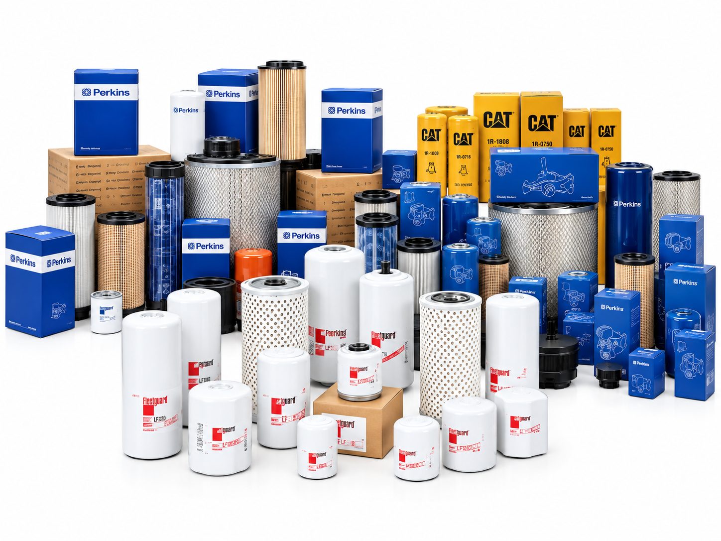 Filters and genuine spare parts for diesel engines